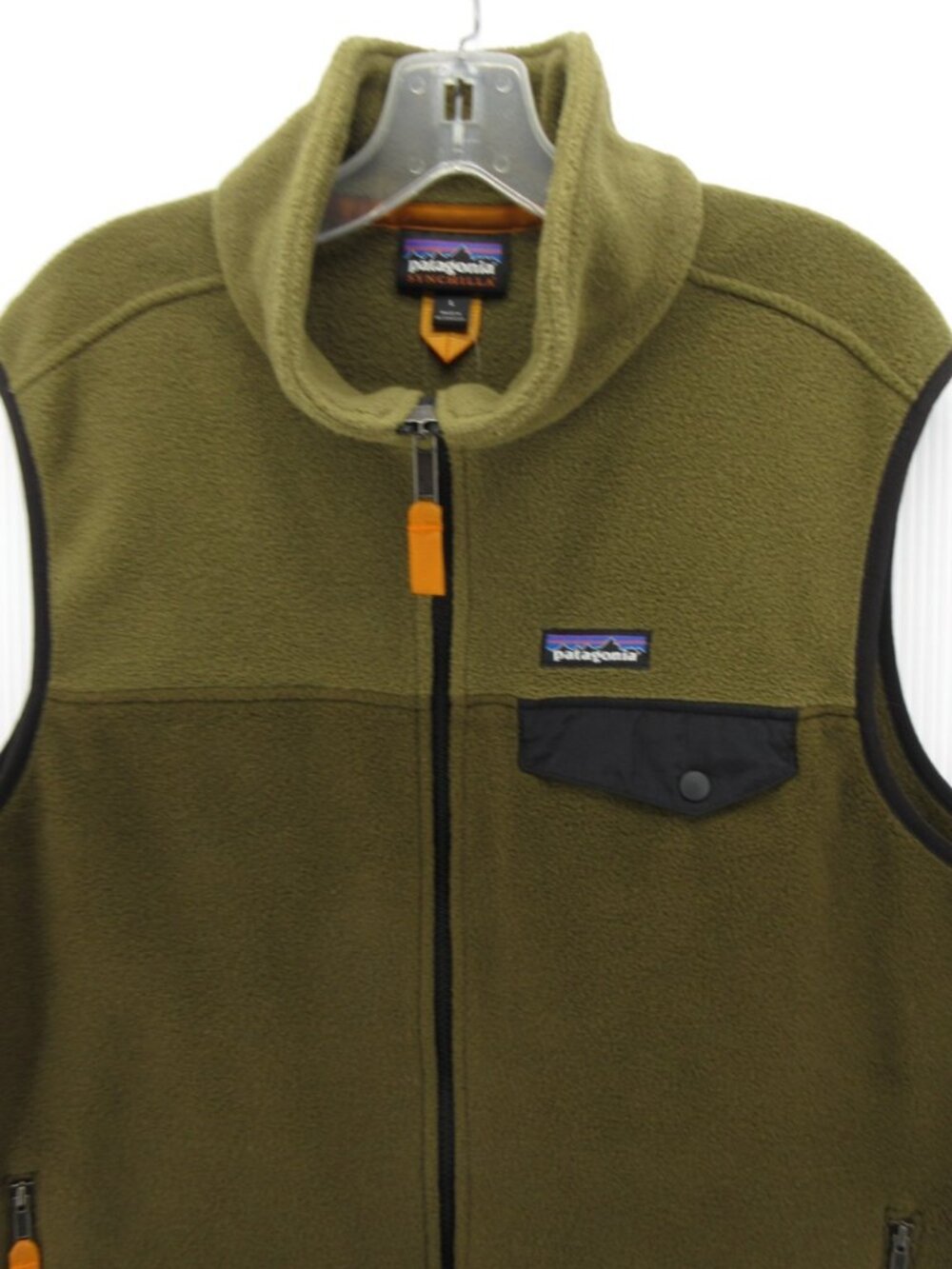 Patagonia Synchilla Vest Large Fleece Full Zip Jacket Hiking Gorpcore - Picture 2 of 10